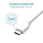 Deximpo-Anker-Bangladesh-Anker-Powerline-USB-C-to-USB-3.0-3ft--White