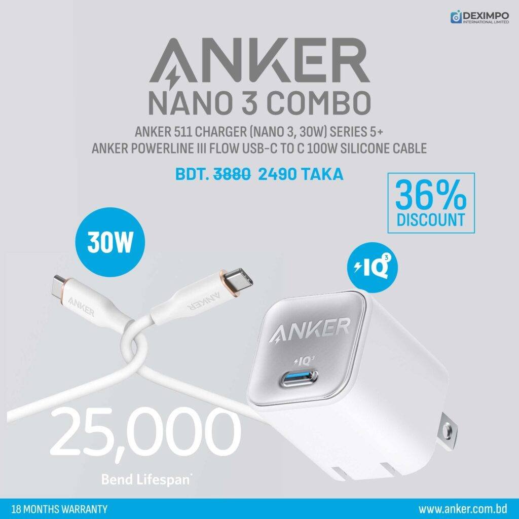 Nano Pro 30w Combo USB C to USB C small 1deximpo_anker_bangladesh_Acefast_bangladesh