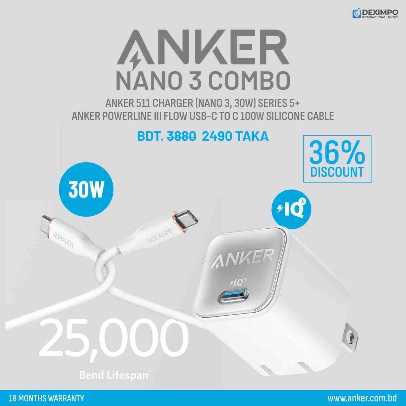 Nano Pro 30w Combo USB C to USB C small 1 scaleddeximpo_anker_bangladesh_Acefast_bangladesh