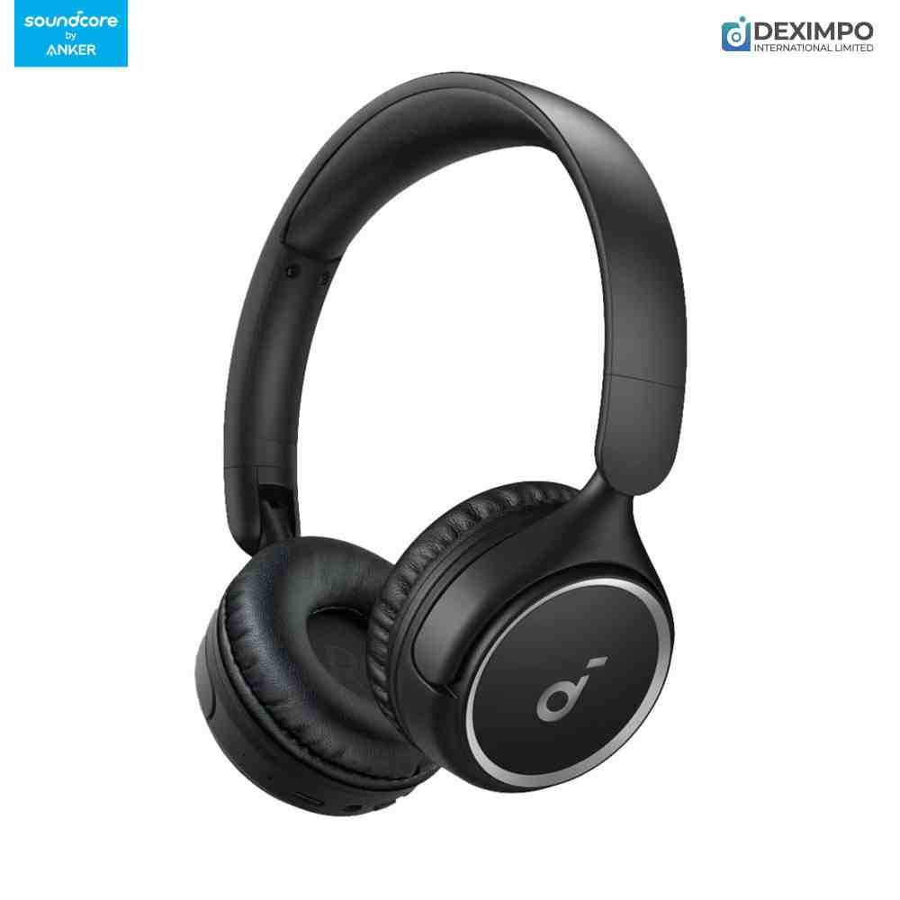 Soundcore H30i Wireless On-Ear Headphones, Foldable Design, Pure Bass, 70H Playtime, Bluetooth 5.3, Lightweight and Comfortable, App Connectivity, Multipoint Connection