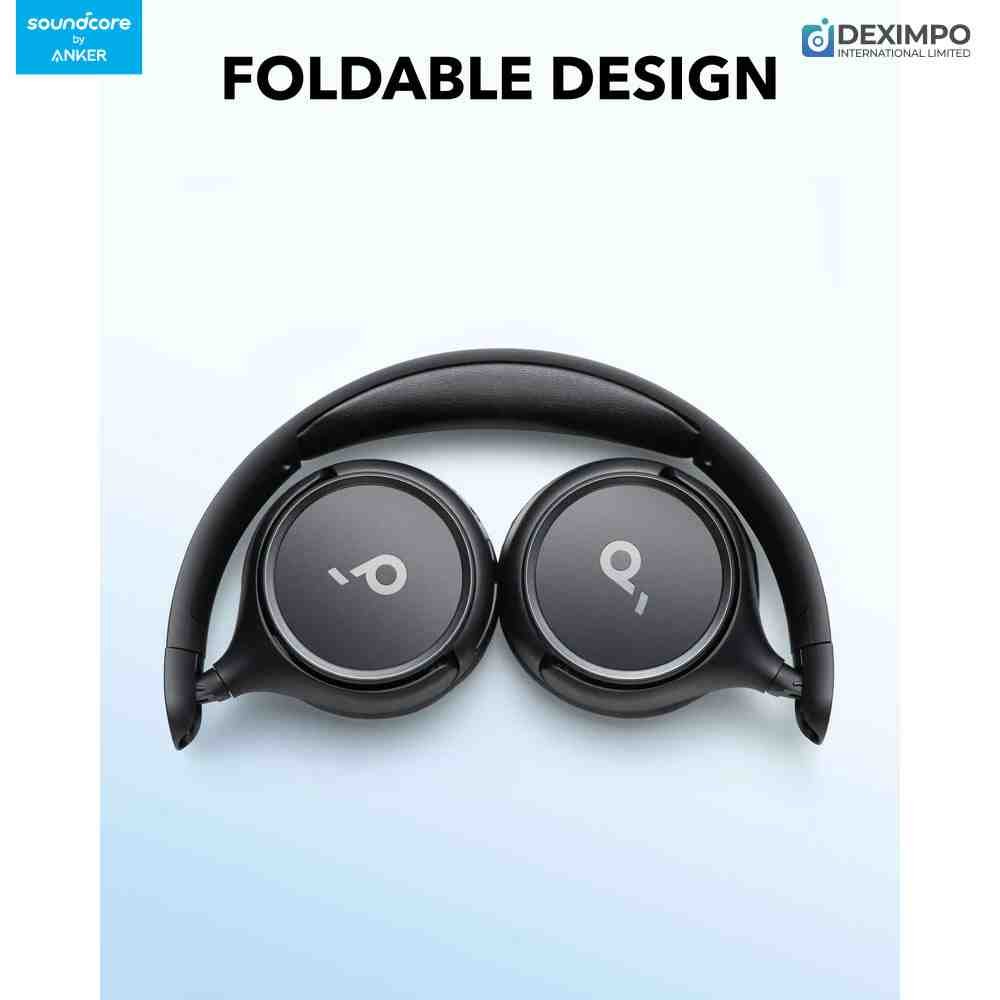 Soundcore H30i Wireless On Ear Headphones Foldable Design Pure Bass 70H Playtime Bluetooth 5.3 Lightweight and Comfortable App Connectiv 6deximpo_anker_bangladesh_Acefast_bangladesh