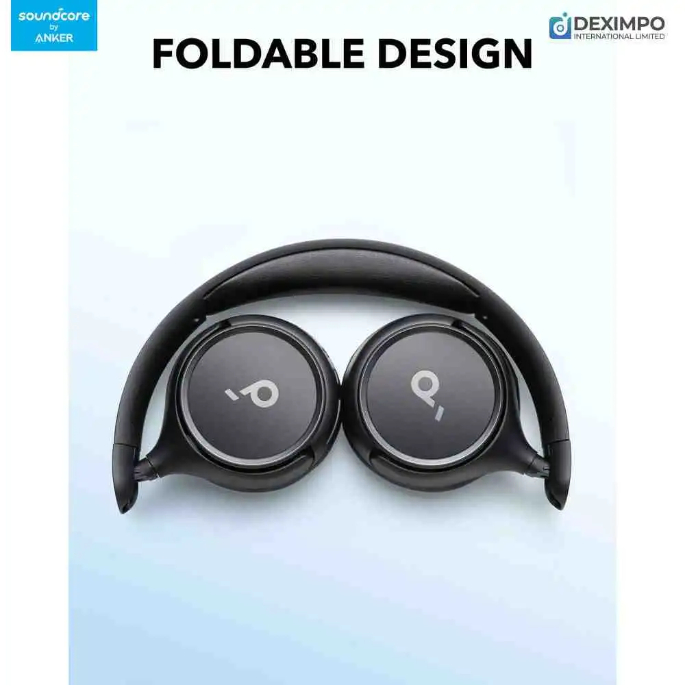 Soundcore H30i Wireless On Ear Headphones Foldable Design Pure Bass 70H Playtime Bluetooth 5.3 Lightweight and Comfortable App Connectiv 6deximpo_anker_bangladesh_Acefast_bangladesh