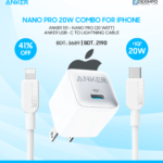 Anker Nano Pro 20w Combo For IPhone