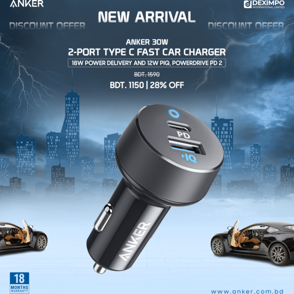 Anker Car Charger, Anker Charger car, Car Charger, Car Charger PD