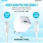 Anker Nano Pro 20w Combo 2 For iPhone Pixel and Samsung