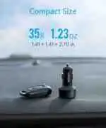 Anker PowerDrive PD+2 Car Charger 18W USB-C & 15W USB-A - Image 5