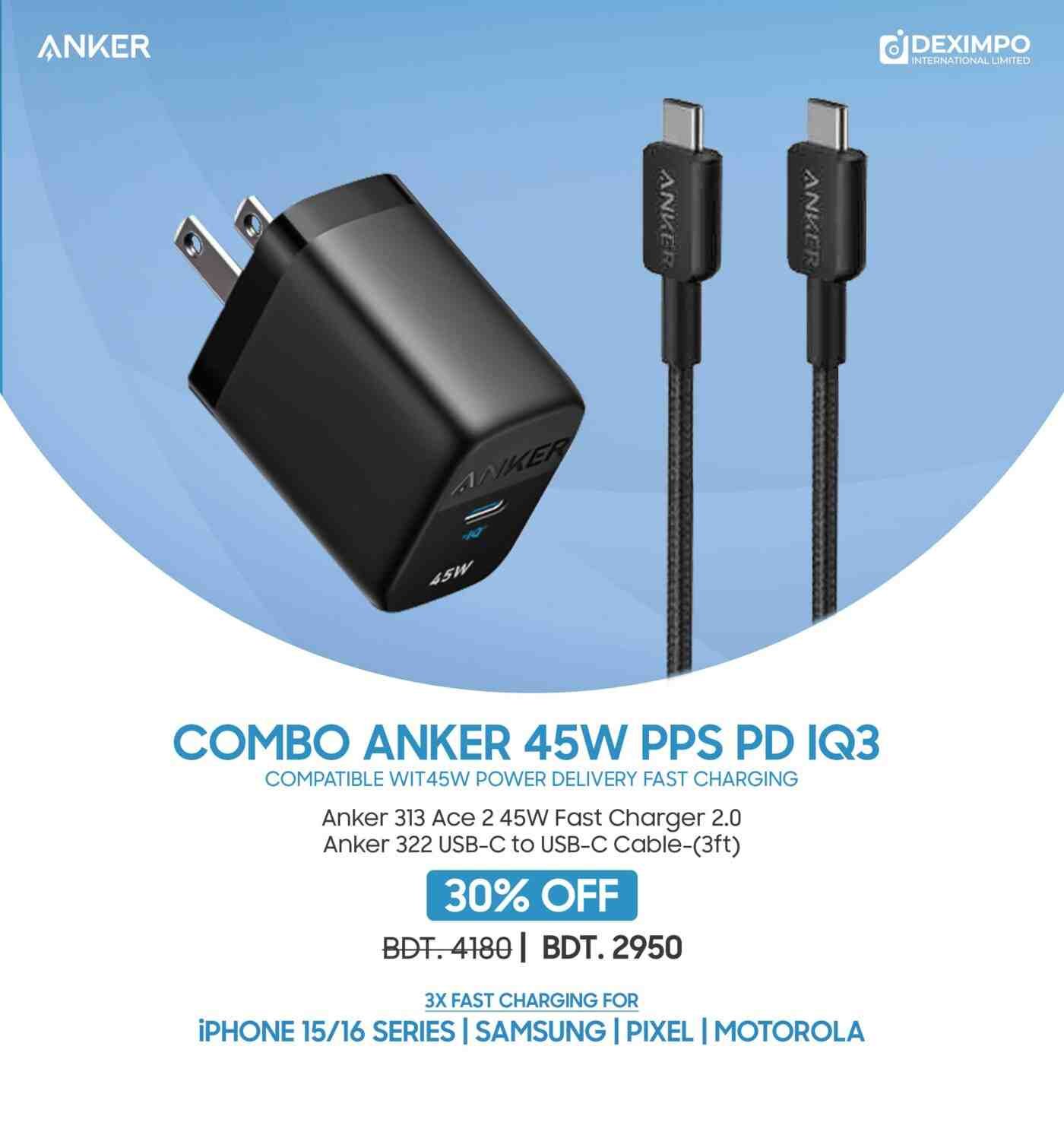 Anker Samsung 45w Combo Black scaleddeximpo_anker_bangladesh_Acefast_bangladesh