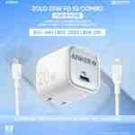 Combo Anker Zolo Charger 20W IQ & PD iPhone 14 Series and Below - 2