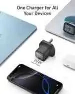 New Version Anker Zolo Charger 20W GaN IQ & PD Combo USB C Black - Image 2