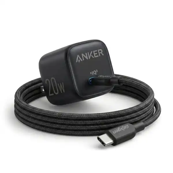Anker Zolo 20W IQ & PD Charger with DexGen NEO Type-C to Type-C Cable Combo