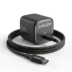 Anker Zolo 30W IQ & PD Fast Charger with DexGen NEO Type-C to Type-C Cable Combo
